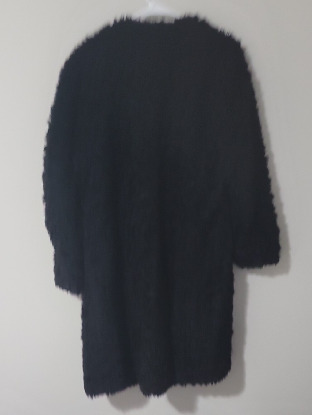 H&M Black Faux Sherpa Teddy Coat - Picture 3 of 3
